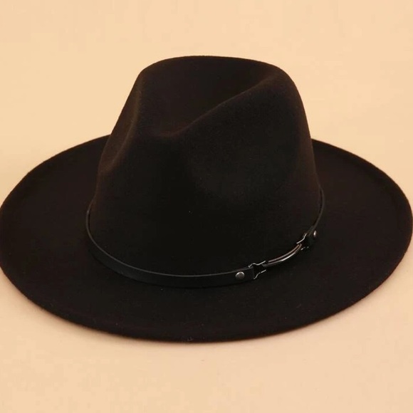 Unbranded Accessories - NEW| Faux Leather Belt Fedora Hat